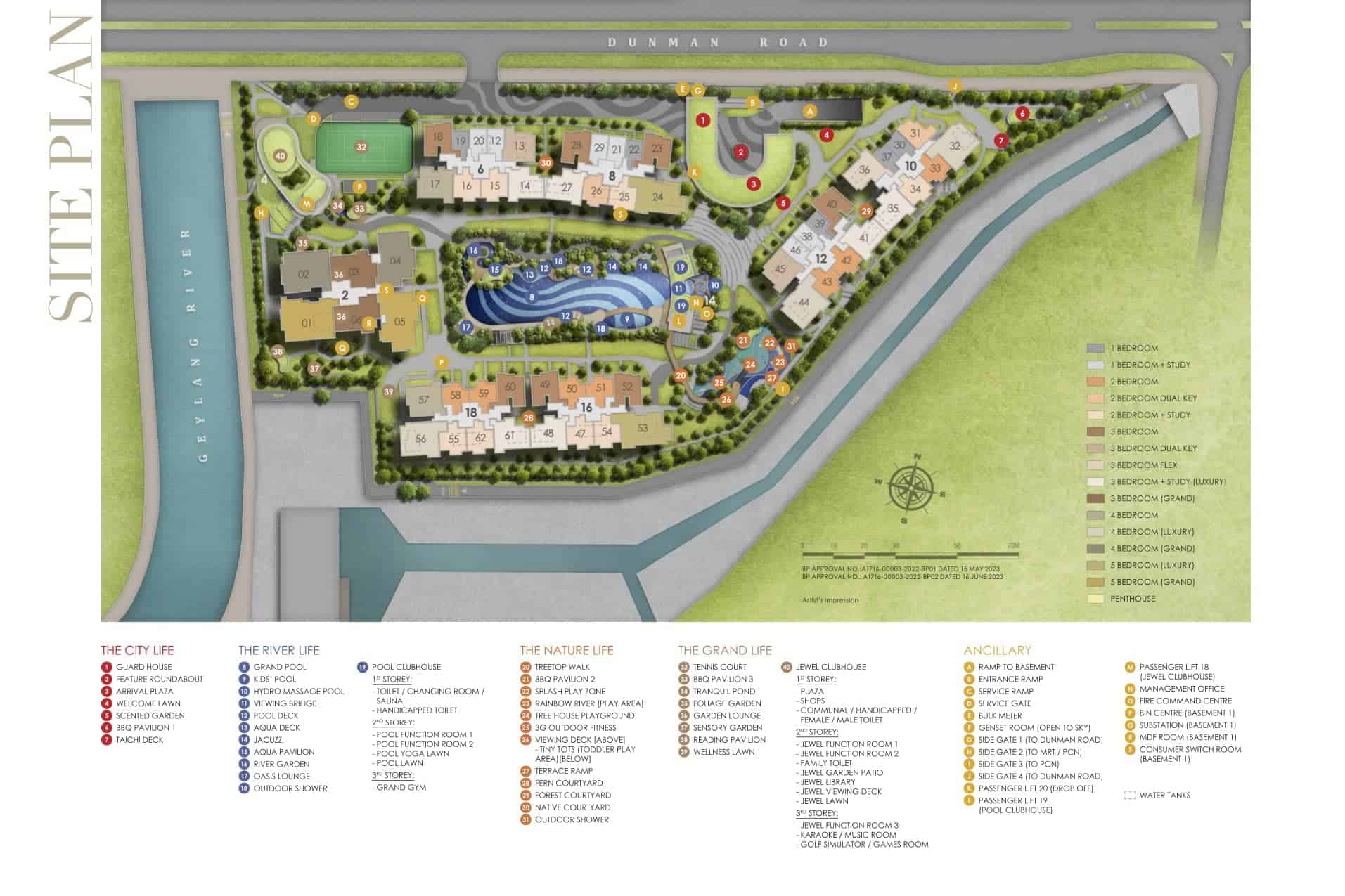 Grand Dunman Site Plan