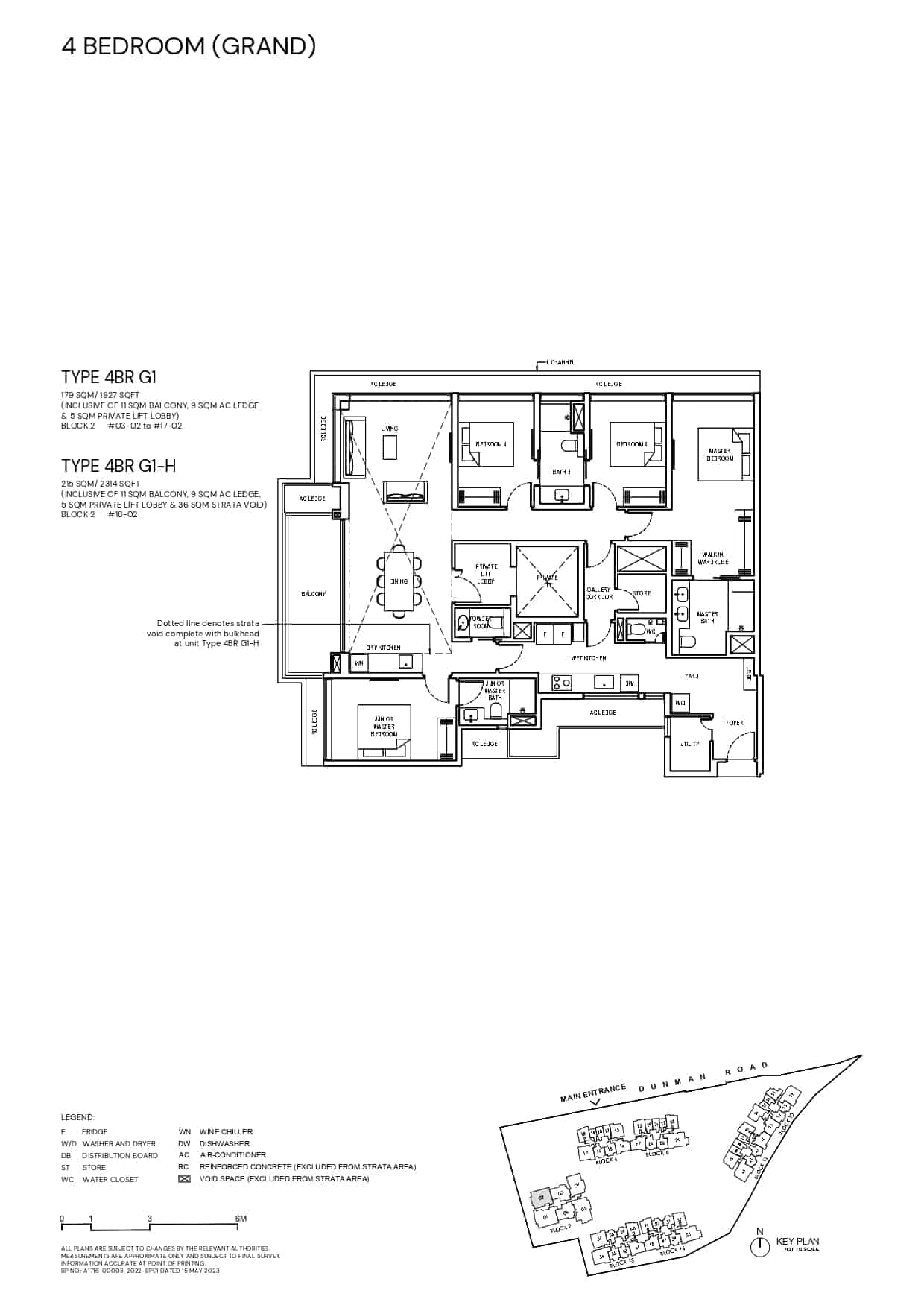 Grand Dunman Floor Plan 4 Bedroom Grand Type 4BRG1