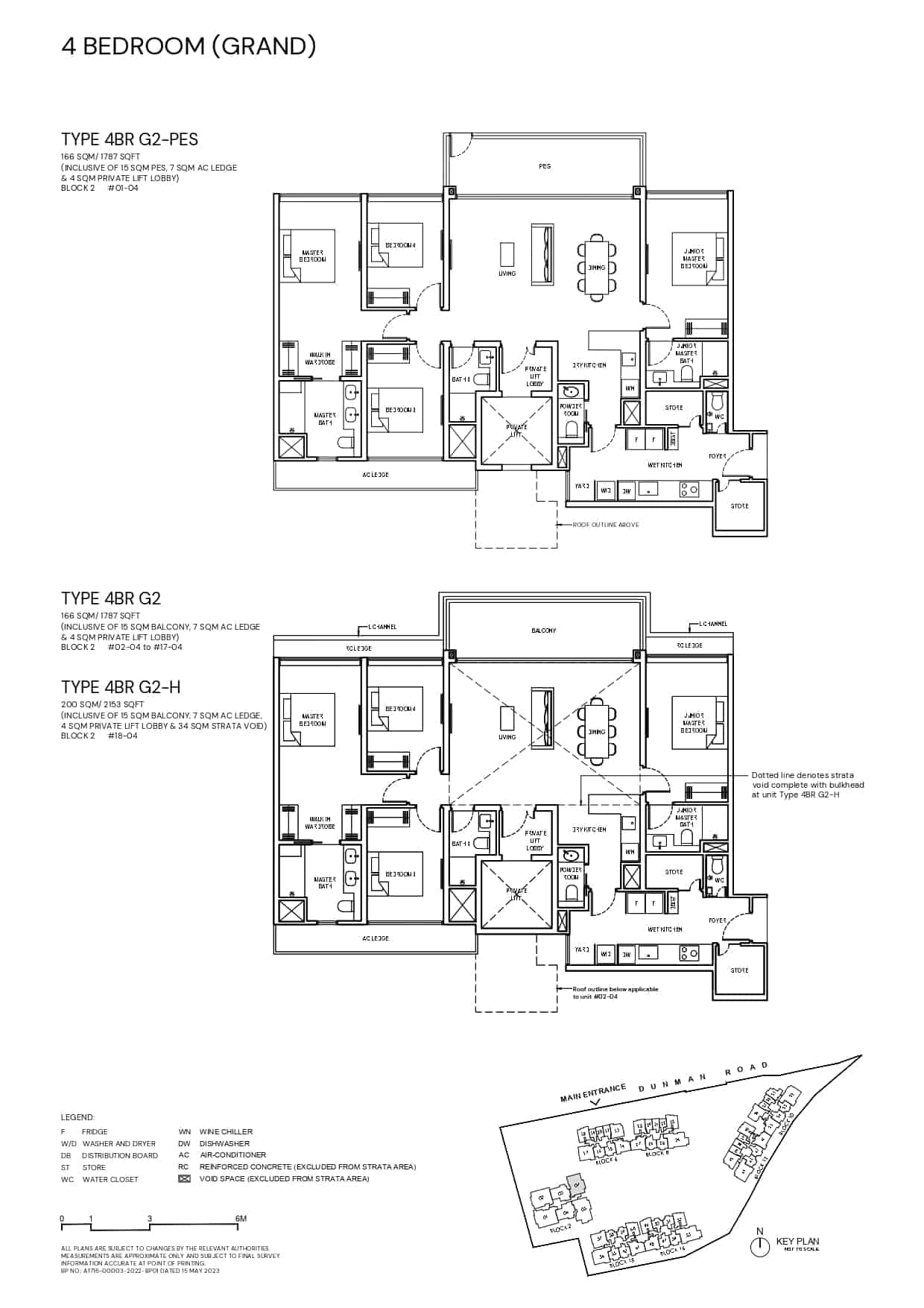 Grand Dunman Floor Plan 4 Bedroom Grand Type 4BRG2