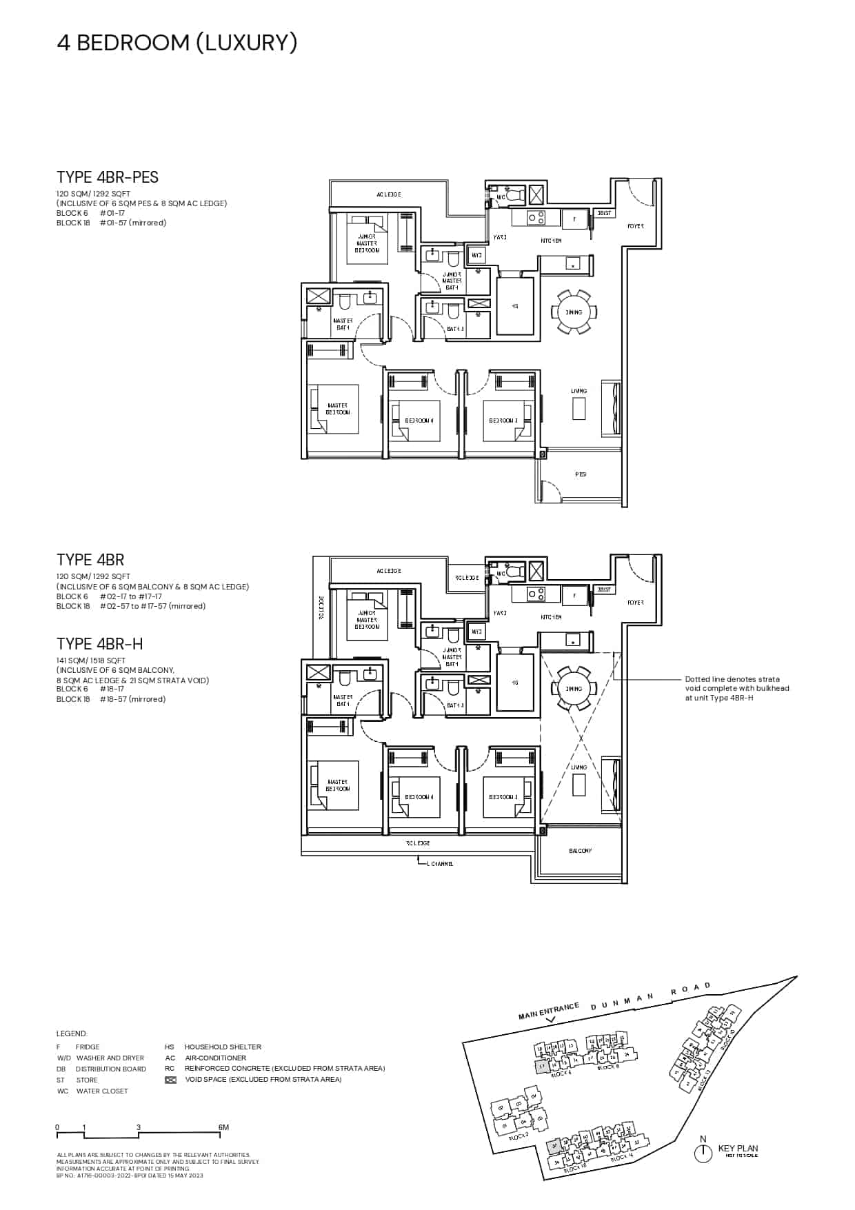 Grand Dunman Floor Plan 4 Bedroom Lux Type 4BR