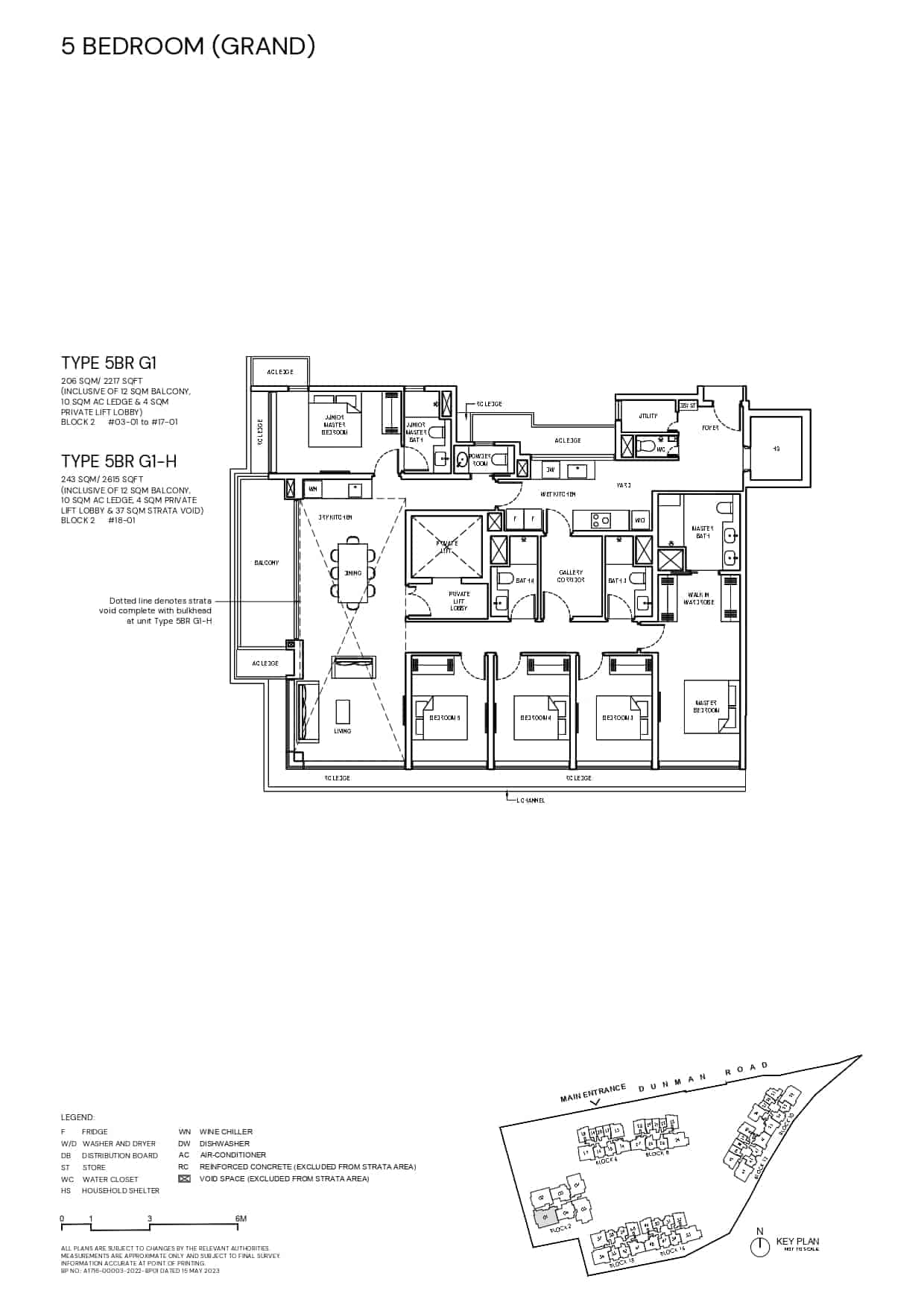 Grand Dunman Floor Plan 5 Bedroom Grand Type 5BRG1