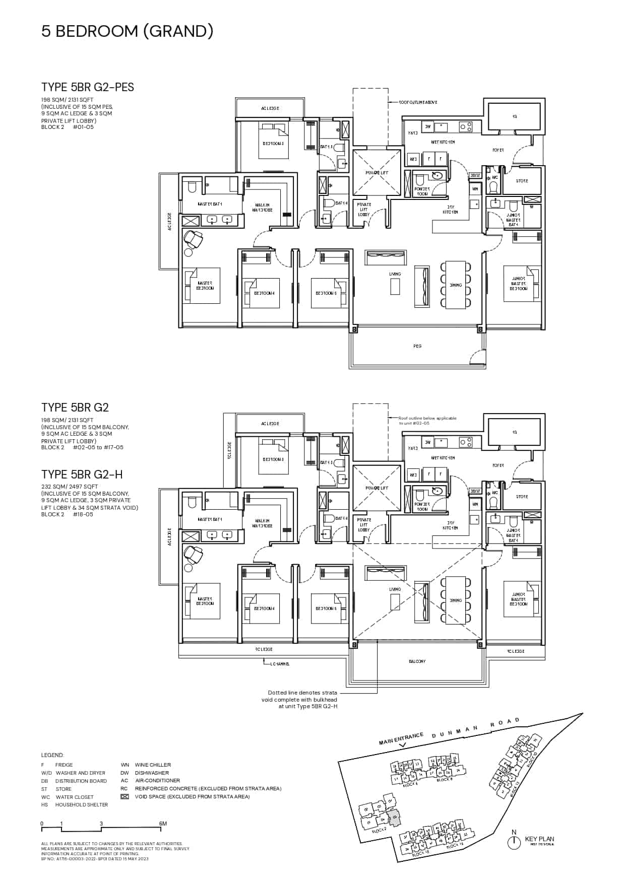 Grand Dunman Floor Plan 5 Bedroom Grand Type 5BRG2