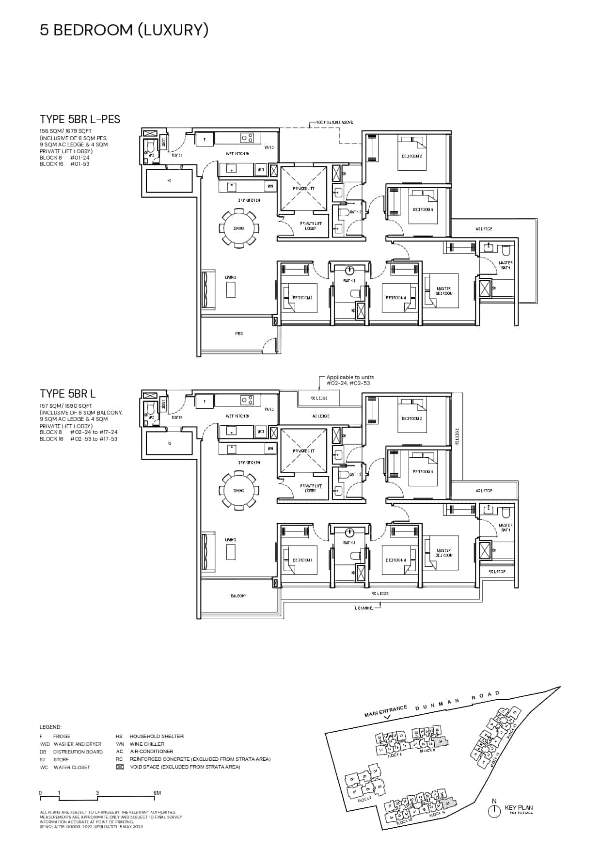Grand Dunman Floor Plan 5 Bedroom Lux Type 5BRL
