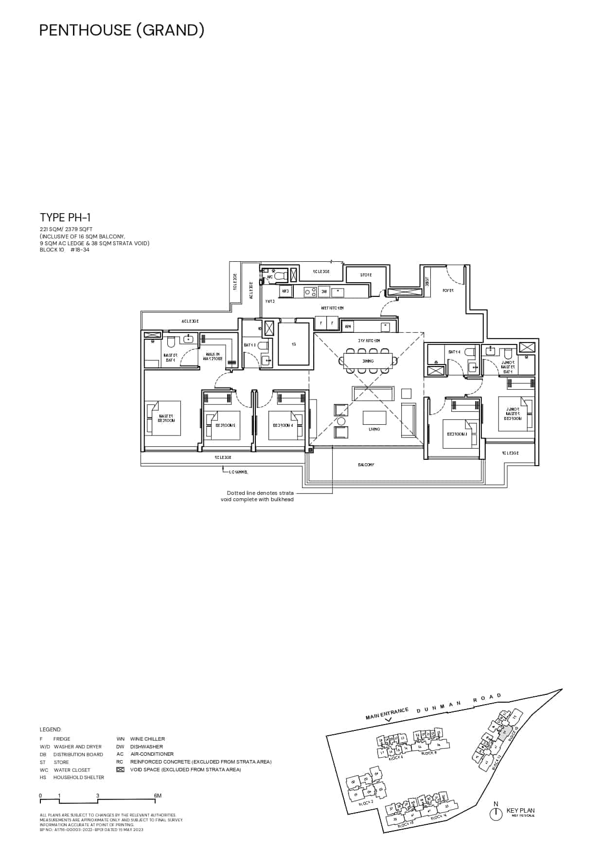 Grand Dunman Floor Plan Penthouse Grand Type PH1