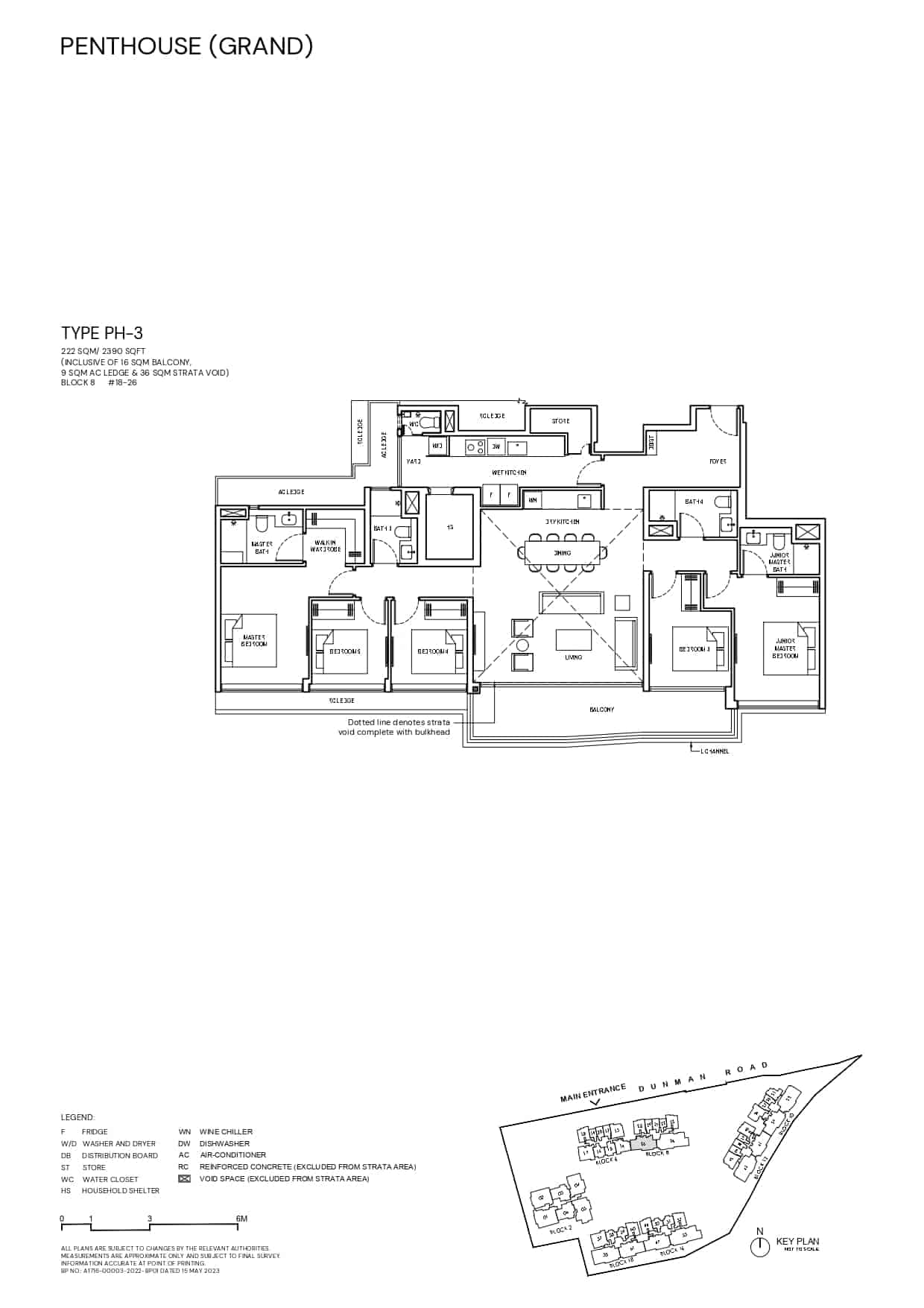 Grand Dunman Floor Plan Penthouse Grand Type PH3