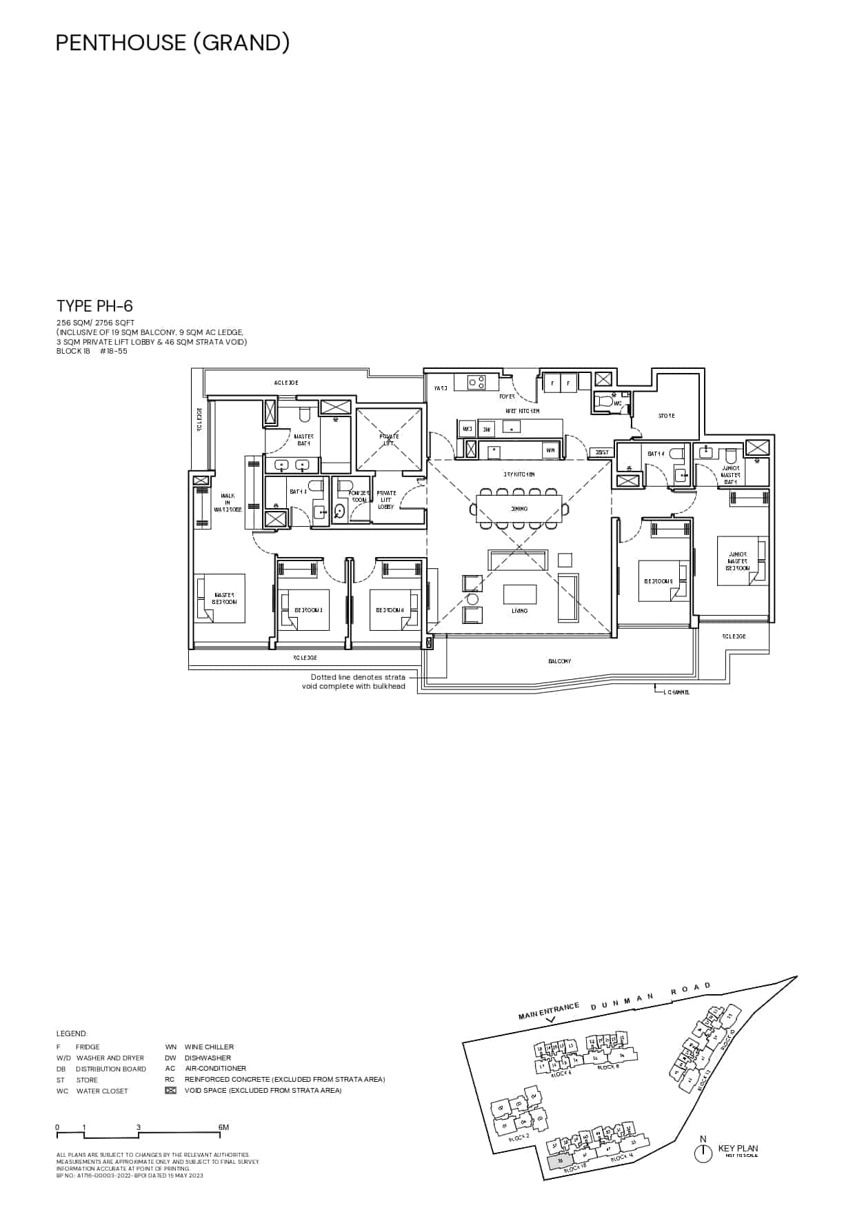 Grand Dunman Floor Plan Penthouse Grand Type PH6