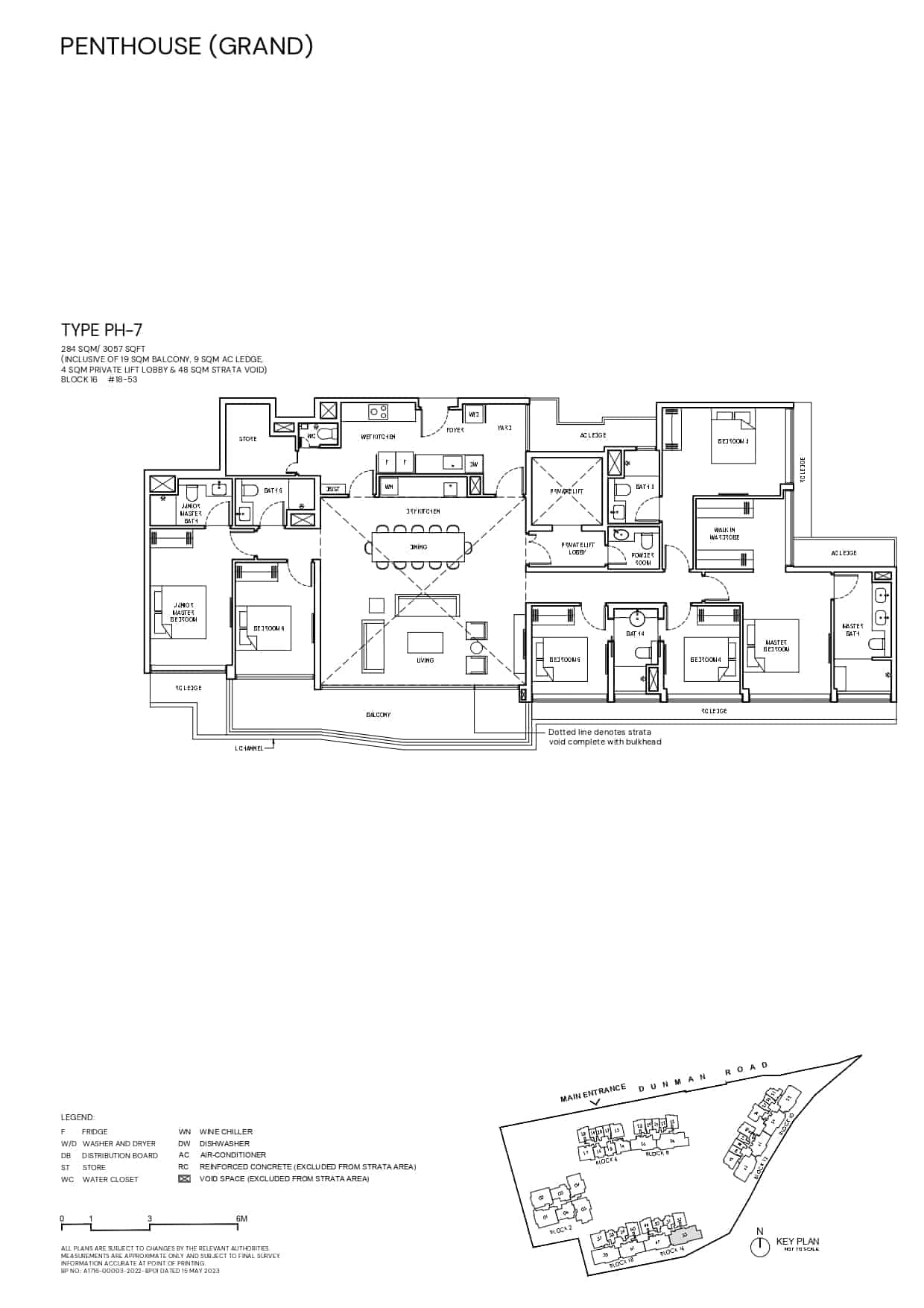 Grand Dunman Floor Plan Penthouse Grand Type PH7