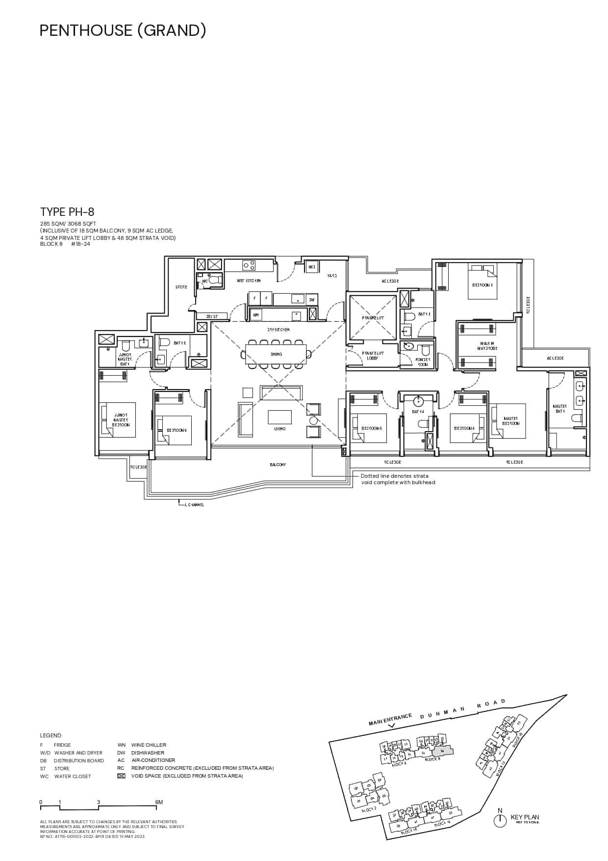 Grand Dunman Floor Plan Penthouse Grand Type PH8
